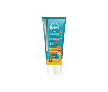 Be+Skin Protect 50+Spf Enfants Peau Atopique Fluide Minéral Peau Atopique 100Ml
